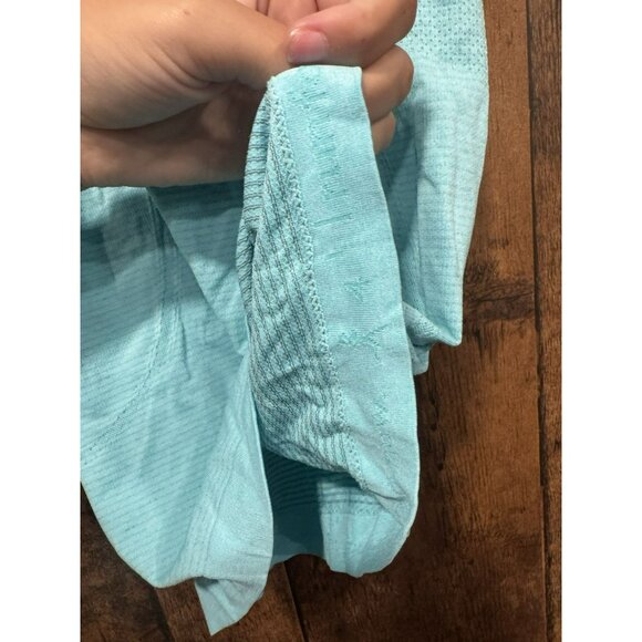 Lululemon Swiftly Tech High Neck Racerback Tank Blue Size 4 EUC - Picture 3 of 3